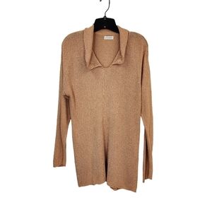 Krista Larson Women's Collared Pullover Knit Sweater